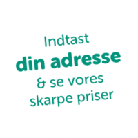 Indtast din adresse splash