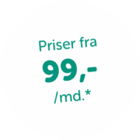 Priser fra 99,- md. Priser fra 99,- md.
